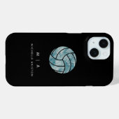 Ocean Summer Beach Waves Volleyball Personalisiert Case-Mate iPhone Hülle (Rückseite (Horizontal))
