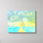 Ocean Sun Canvas Print Leinwanddruck (Vorderseite)