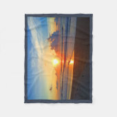 Ocean Sun Fleecedecke (Vorderseite)