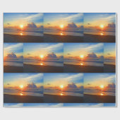 Ocean Sun Geschenkpapier (Flach)