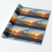 Ocean Sun Geschenkpapier (Ungerollt)