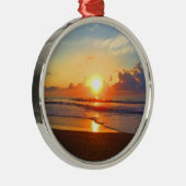 Ocean Sun Ornament Aus Metall (Rechts)