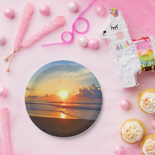 Ocean Sun Pappteller (Party)