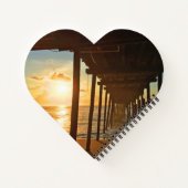 Ocean Sun Poster Notizblock (Rückseite)