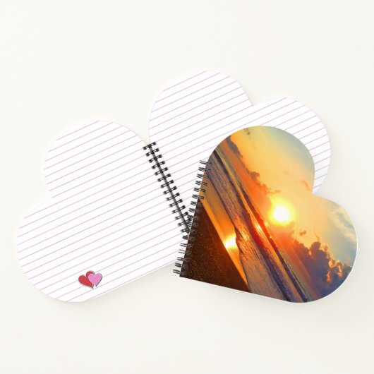 Ocean Sun Poster Notizblock (Innenseite)