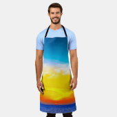 Ocean Sunrise Apron Schürze (Getragen)