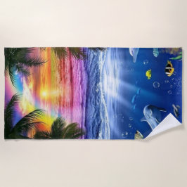 Ocean Sunrise Beach Towel Strandtuch