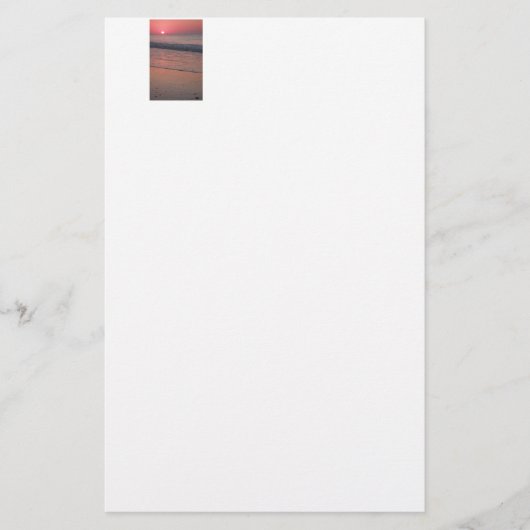 Ocean Sunrise Briefpapier (Vorderseite)