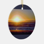 Ocean Sunrise Foto Keramik Ornament (Rechts)