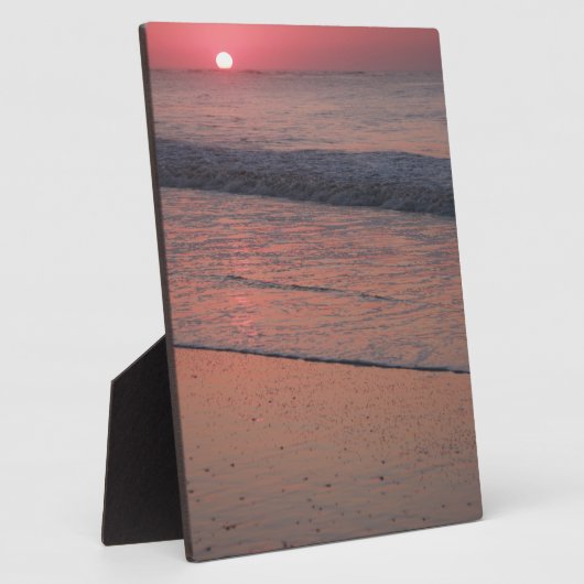 Ocean Sunrise Fotoplatte (Seite)