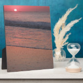 Ocean Sunrise Fotoplatte (Seite)