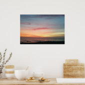 Ocean Sunrise in Dezember Poster (Küche)