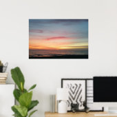 Ocean Sunrise in Dezember Poster (Heimbüro)