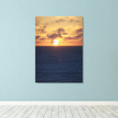 Ocean Sunrise Leinwanddruck (Insitu (Holzboden))