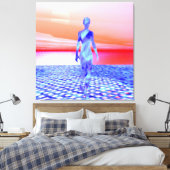 Ocean Sunrise Leinwanddruck (Insitu (Schlafzimmer))