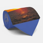 Ocean Sunrise Neck Tie Krawatte (Gerollt)