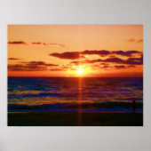Ocean Sunrise Poster (Vorne)