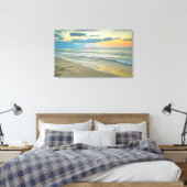 Ocean Sunset 0735 Art Leinwanddruck (Insitu (Schlafzimmer))