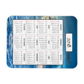 Ocean Sunset 2018 Calendar Magnet (Horizontal)