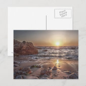 Ocean Sunset 2 Postkarte (Vorne/Hinten)