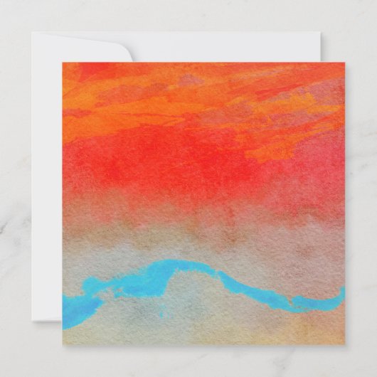 Ocean Sunset Abstrakt (Rückseite)