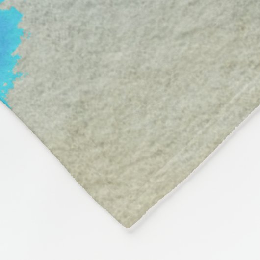 Ocean Sunset Abstrakt Fleecedecke (Ecke)