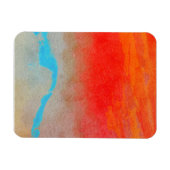 Ocean Sunset Abstrakt Magnet (Horizontal)