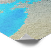 Ocean Sunset Abstrakt Poster (Ecke)