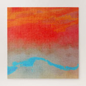 Ocean Sunset Abstrakt Puzzle (Vertikal)