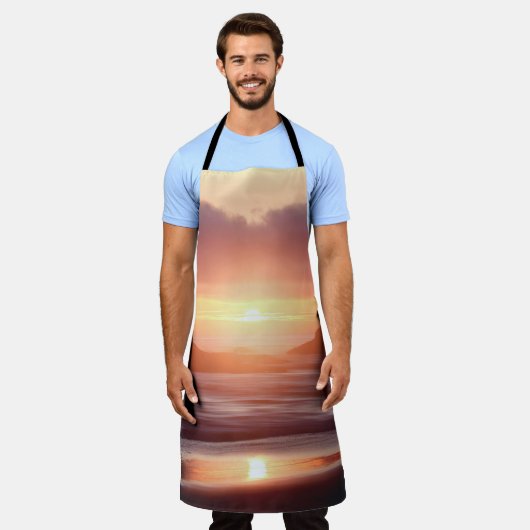 Ocean Sunset Apron Schürze (Getragen)