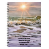 Ocean Sunset Art Bible Journal Notizblock (Vorderseite)