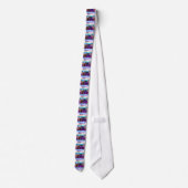 Ocean Sunset Bass Guitar Neck Music Tie Krawatte (Rückseite)