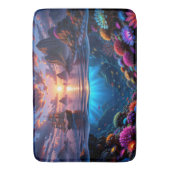 Ocean Sunset Bath Mat Badematte (Vorderseite Vertikal)