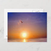 Ocean Sunset Bliss Postkarte (Vorne/Hinten)