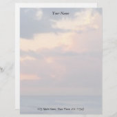 Ocean Sunset, Briefbogen (Vorne/Hinten)