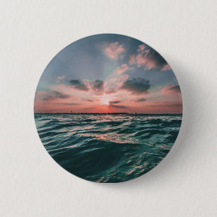 Ocean Sunset Buttons