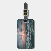 Ocean Sunset Custom Gepäckanhänger (Vorderseite vertikal)