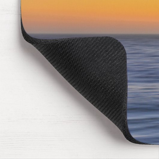 Ocean Sunset Deep Blue Water Maus Pad Mousepad (Ecke)