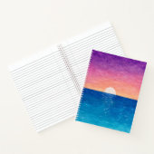 Ocean Sunset Design Notebook Notizblock (Innenseite)