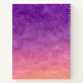 Ocean Sunset Design Notebook Notizblock (Rückseite)