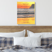 Ocean Sunset "Do it Anyway" Leinwanddruck (Insitu (Schlafzimmer))