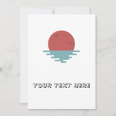 Ocean Sunset Einladung (Vorderseite)