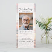 Ocean Sunset Foto Beerdigung Digital Evite Einladung (Stehend Vorderseite)