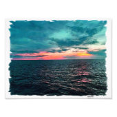 Ocean Sunset Fotodruck (Vorne)