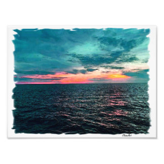 Ocean Sunset Fotodruck