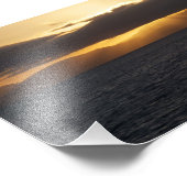 Ocean Sunset Fotodruck (Ecke)
