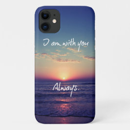 Ocean Sunset: Ich bin immer bei dir, Bible Verse Case-Mate iPhone Hülle
