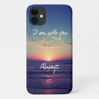 Ocean Sunset: Ich bin immer bei dir, Bible Verse Case-Mate iPhone Hülle