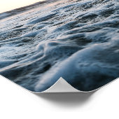 Ocean sunset in Southern California poster print (Ecke)