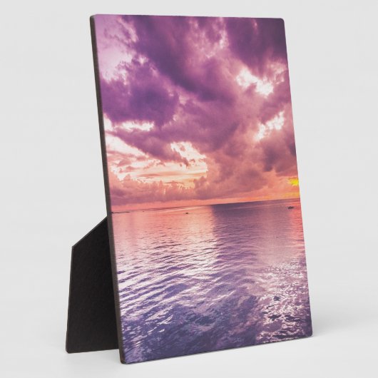 Ocean Sunset Inspiration Fotoplatte (Seite)